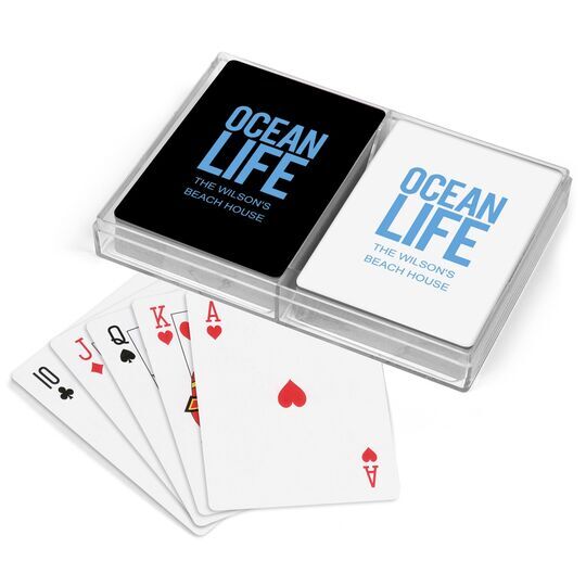 Ocean Life Double Deck Playing Cards
